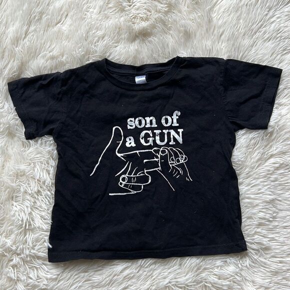 ‘Son Of A Gun’ Toddler Tee Tshirt Shirt Size 3T - Picture 1 of 4
